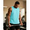 imageTACVASEN Tank Top for Men Moisture Wicking Cotton Sleeveless Shirts Muscle Gym Workout Causal Summer Tank Tops13 Lake Blue