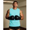 imageTACVASEN Tank Top for Men Moisture Wicking Cotton Sleeveless Shirts Muscle Gym Workout Causal Summer Tank Tops13 Lake Blue