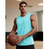 imageTACVASEN Tank Top for Men Moisture Wicking Cotton Sleeveless Shirts Muscle Gym Workout Causal Summer Tank Tops13 Lake Blue