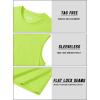 imageTACVASEN Tank Top for Men Moisture Wicking Cotton Sleeveless Shirts Muscle Gym Workout Causal Summer Tank Tops17 Neon Green