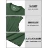 imageTACVASEN Tank Top for Men Moisture Wicking Cotton Sleeveless Shirts Muscle Gym Workout Causal Summer Tank Tops20 Dark Green