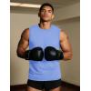 imageTACVASEN Tank Top for Men Moisture Wicking Cotton Sleeveless Shirts Muscle Gym Workout Causal Summer Tank Tops21 Light Blue