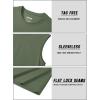 imageTACVASEN Tank Top for Men Moisture Wicking Cotton Sleeveless Shirts Muscle Gym Workout Causal Summer Tank Tops25 Army Green