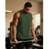 imageTACVASEN Tank Top for Men Moisture Wicking Cotton Sleeveless Shirts Muscle Gym Workout Causal Summer Tank Tops25 Army Green