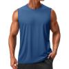 imageTACVASEN Mens Sleeveless Shirts Quick Dry Tank Tops for Men Sun Protection UPF 50 Athletic Gym Workout Muscle Shirts06 Blue Gray