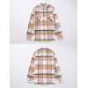 imageTACVASEN Mens Flannel Shirts Brushed Fleece Flannel Shirts Jacket Button Down Soft Cotton Casual Plaid Fall ShirtBeige