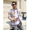 imageTACVASEN Mens Flannel Shirts Brushed Fleece Flannel Shirts Jacket Button Down Soft Cotton Casual Plaid Fall ShirtBeige