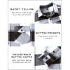 imageTACVASEN Mens Flannel Shirts Brushed Fleece Flannel Shirts Jacket Button Down Soft Cotton Casual Plaid Fall ShirtGrey Black