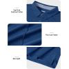 imageTACVASEN Mens Golf Shirts Short Sleeve Quick Dry Polo Shirts Moisture Wicking Casual Business Sports Breathable PoloDark Blue