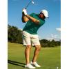 imageTACVASEN Mens Golf Shirts Short Sleeve Quick Dry Polo Shirts Moisture Wicking Casual Business Sports Breathable PoloEmerald Green
