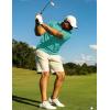 imageTACVASEN Mens Golf Shirts Short Sleeve Quick Dry Polo Shirts Moisture Wicking Casual Business Sports Breathable PoloLight Green
