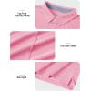 imageTACVASEN Mens Golf Shirts Short Sleeve Quick Dry Polo Shirts Moisture Wicking Casual Business Sports Breathable PoloPink