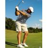 imageTACVASEN Mens Golf Shirts Short Sleeve Quick Dry Polo Shirts Moisture Wicking Casual Business Sports Breathable PoloSilver