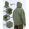 imageTACVASEN Mens Fleece Lined Tactical Jacket Waterproof Military Hoodie Winter Softshell Jacket Rain Coat Warm Hiking HuntingArmy Green