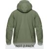 imageTACVASEN Mens Fleece Lined Tactical Jacket Waterproof Military Hoodie Winter Softshell Jacket Rain Coat Warm Hiking HuntingArmy Green