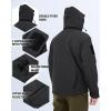 imageTACVASEN Mens Fleece Lined Tactical Jacket Waterproof Military Hoodie Winter Softshell Jacket Rain Coat Warm Hiking HuntingBlack