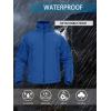imageTACVASEN Mens Fleece Lined Tactical Jacket Waterproof Military Hoodie Winter Softshell Jacket Rain Coat Warm Hiking HuntingBlue