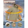 imageTACVASEN Mens Fleece Lined Tactical Jacket Waterproof Military Hoodie Winter Softshell Jacket Rain Coat Warm Hiking HuntingKhaki
