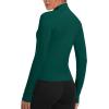 imageTACVASEN Womens Athletic Zip Up Jacket Long Sleeve Workout Tops for Women UV Protection Golf OutfitsEgreen