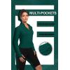 imageTACVASEN Womens Athletic Zip Up Jacket Long Sleeve Workout Tops for Women UV Protection Golf OutfitsEgreen