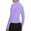 imageTACVASEN Womens Athletic Zip Up Jacket Long Sleeve Workout Tops for Women UV Protection Golf OutfitsLightpurple