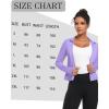 imageTACVASEN Womens Athletic Zip Up Jacket Long Sleeve Workout Tops for Women UV Protection Golf OutfitsLightpurple