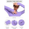 imageTACVASEN Womens Athletic Zip Up Jacket Long Sleeve Workout Tops for Women UV Protection Golf OutfitsLightpurple