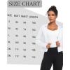 imageTACVASEN Womens Athletic Zip Up Jacket Long Sleeve Workout Tops for Women UV Protection Golf OutfitsWhite
