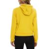 imageTACVASEN Womens Full Zip Hoodies Winter Warm Jackets Fleece Lined Cropped TopsYellow