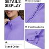 imageTACVASEN Womens Soft Fleece Jacket Lightweight Full Zip Sweatshirts Coat Casual Winter Warm Sweaters with PocketsLight Purpl