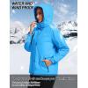 imageTACVASEN Womens Waterproof Winter Jacket Ski Hooded Insulated Jacket Fleece Warm Snow Outdoor Rain WindbreakerMoon Orchid