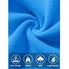 imageTACVASEN Womens Fleece Vest Lightweight Warm Vests Outerwear Sleeveless Zip Jacket Fall Winter Soft Vest with PocketsAzure