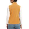 imageTACVASEN Womens Fleece Vest Lightweight Warm Vests Outerwear Sleeveless Zip Jacket Fall Winter Soft Vest with PocketsGinger