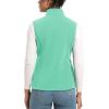 imageTACVASEN Womens Fleece Vest Lightweight Warm Vests Outerwear Sleeveless Zip Jacket Fall Winter Soft Vest with PocketsMintgreen