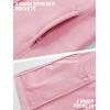 imageTACVASEN Womens Fleece Vest Lightweight Warm Vests Outerwear Sleeveless Zip Jacket Fall Winter Soft Vest with PocketsPink