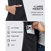 imageTACVASEN Womens Fleece Vest Outerwear Lightweight Sleeveless Zip up Jacket with Pockets Warm Polar Soft Fall WinterBlack