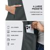 imageTACVASEN Womens Fleece Vest Outerwear Lightweight Sleeveless Zip up Jacket with Pockets Warm Polar Soft Fall WinterDark Gray