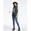 imageTACVASEN Womens Fleece Vest Outerwear Lightweight Sleeveless Zip up Jacket with Pockets Warm Polar Soft Fall WinterDark Gray