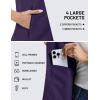 imageTACVASEN Womens Fleece Vest Outerwear Lightweight Sleeveless Zip up Jacket with Pockets Warm Polar Soft Fall WinterDeep Purple