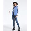 imageTACVASEN Womens Fleece Vest Outerwear Lightweight Sleeveless Zip up Jacket with Pockets Warm Polar Soft Fall WinterLight Blue