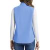 imageTACVASEN Womens Fleece Vest Outerwear Lightweight Sleeveless Zip up Jacket with Pockets Warm Polar Soft Fall WinterLight Blue