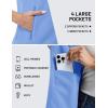 imageTACVASEN Womens Fleece Vest Outerwear Lightweight Sleeveless Zip up Jacket with Pockets Warm Polar Soft Fall WinterLight Blue