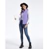 imageTACVASEN Womens Fleece Vest Outerwear Lightweight Sleeveless Zip up Jacket with Pockets Warm Polar Soft Fall WinterLt Purple