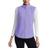 imageTACVASEN Womens Fleece Vest Outerwear Lightweight Sleeveless Zip up Jacket with Pockets Warm Polar Soft Fall WinterLt Purple