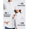 imageTACVASEN Womens Fleece Vest Outerwear Lightweight Sleeveless Zip up Jacket with Pockets Warm Polar Soft Fall WinterWhite