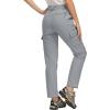 imageTACVASEN Hiking Pants for Women Water Resistant Snowboard Ski Pants with 5 Pockets Light Grey L