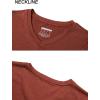 imageTACVASEN Long Sleeve Shirts Women UPF 50 Golf Sun Shirts Exercise SPF Shirt Performance Rash Guard Outdoor Hiking ShirtsDark Orange