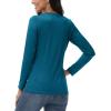 imageTACVASEN Long Sleeve Shirts Women UPF 50 Golf Sun Shirts Exercise SPF Shirt Performance Rash Guard Outdoor Hiking ShirtsP Blue