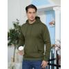imageTACVASEN Mens Athletic Hoodies Fleece Lined Sweatshirt Pullover Soft Casual Hooded Sweatshirt with PocketArmy Green