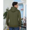 imageTACVASEN Mens Athletic Hoodies Fleece Lined Sweatshirt Pullover Soft Casual Hooded Sweatshirt with PocketArmy Green